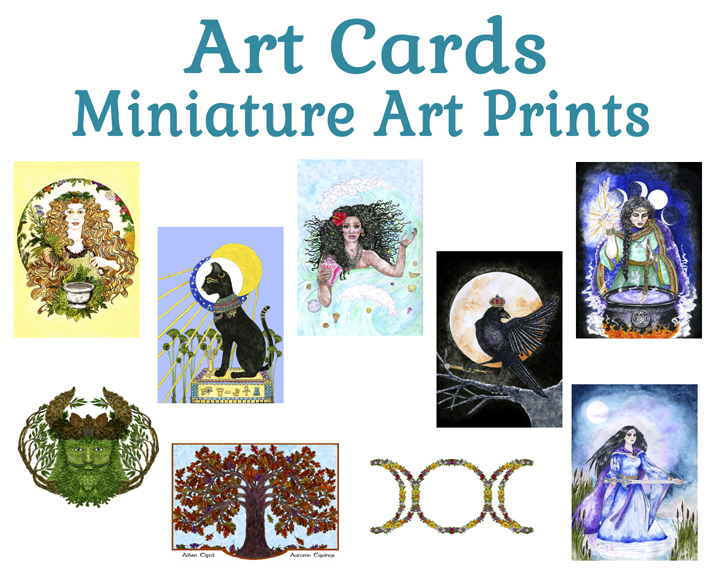 Art Cards Miniature Art Prints magickmermaid.com